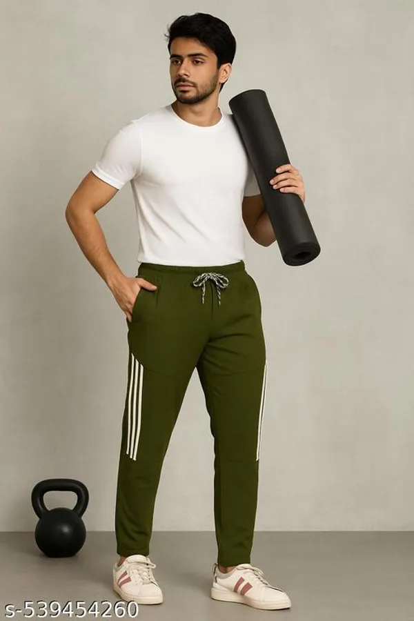 Green_Lycra_Blend_Track_Pants_For_Men