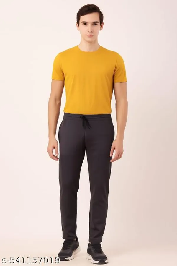 Grey_Lycra_Blend_Track_Pants_For_Women