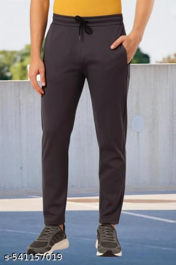 Grey_Lycra_Blend_Track_Pants_For_Women