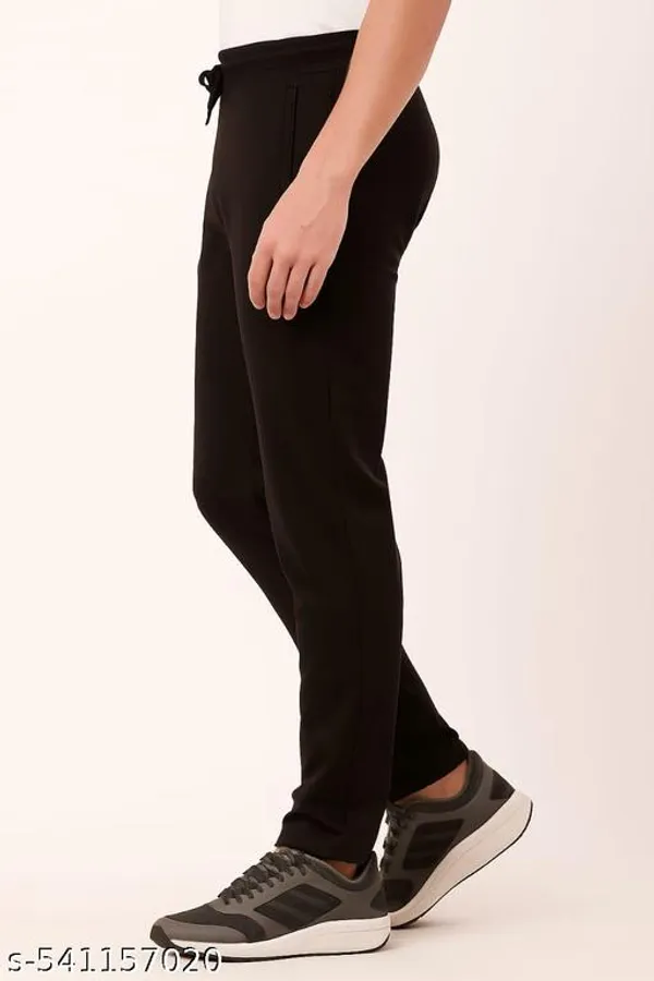 Black_Lycra_Blend_Track_Pants_For_Women
