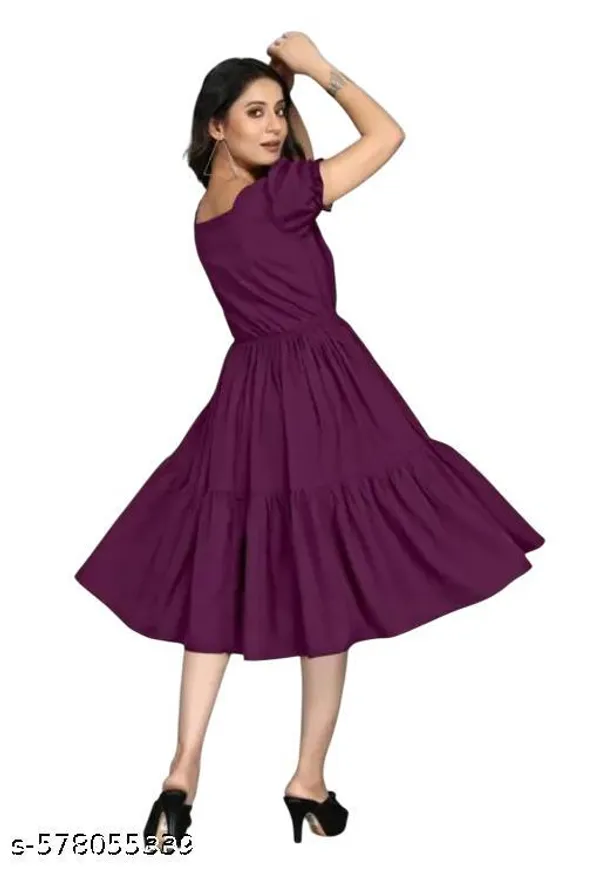Purple_Crepe_Dress_For_Women