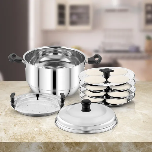 Silver_Stainless_Steel_Idli_Maker_(_4_Plates_With_16_Idlis_Pot_)