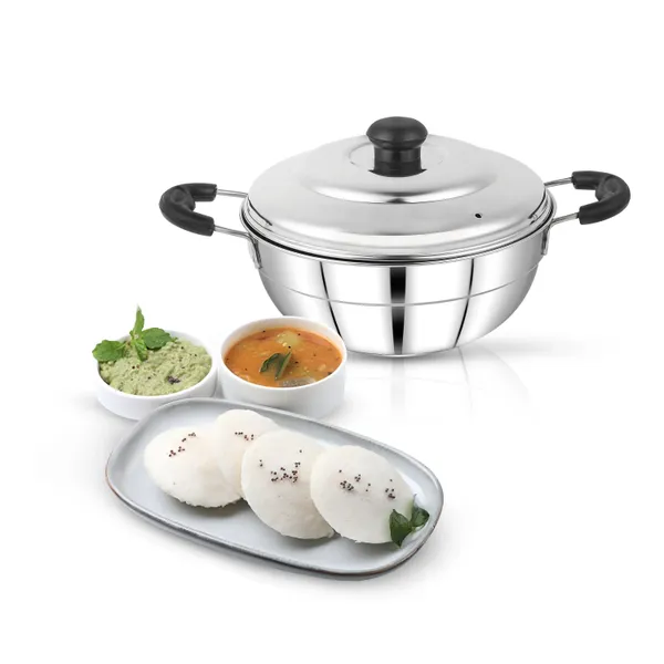Silver_Stainless_Steel_Idli_Maker_(_2_Plates_With_8_Idlis_Pot_)