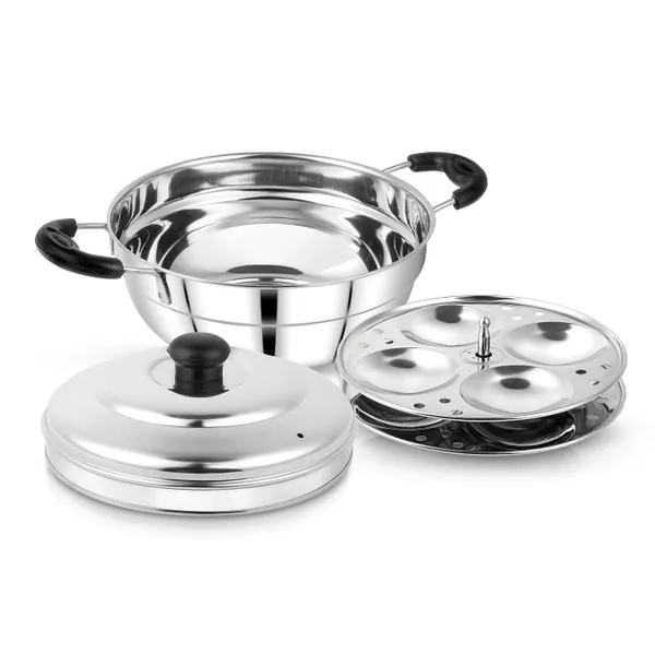Silver_Stainless_Steel_Idli_Maker_(_2_Plates_With_8_Idlis_Pot_)