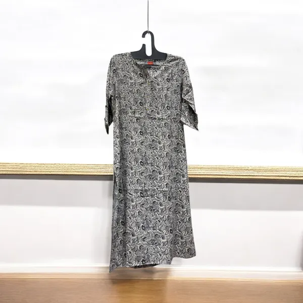 Multicolor_Cotton_Rayon_Printed_Straight_Fit_Kurti_For_Women