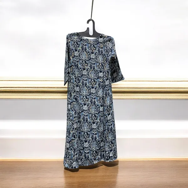 Multicolor_Cotton_Rayon_Printed_A_Line_Fit_Kurti_For_Women