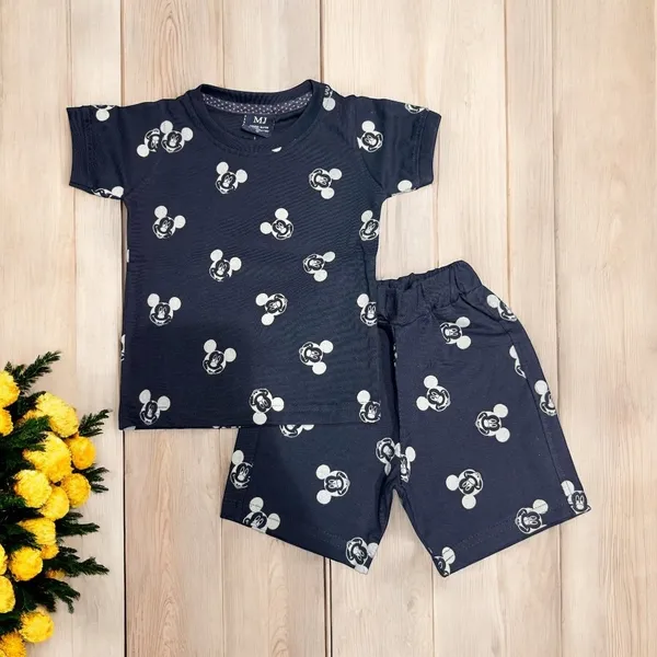 Blue_Cotton_Mix_Printed_Co-Ord_Sets_For_Boys