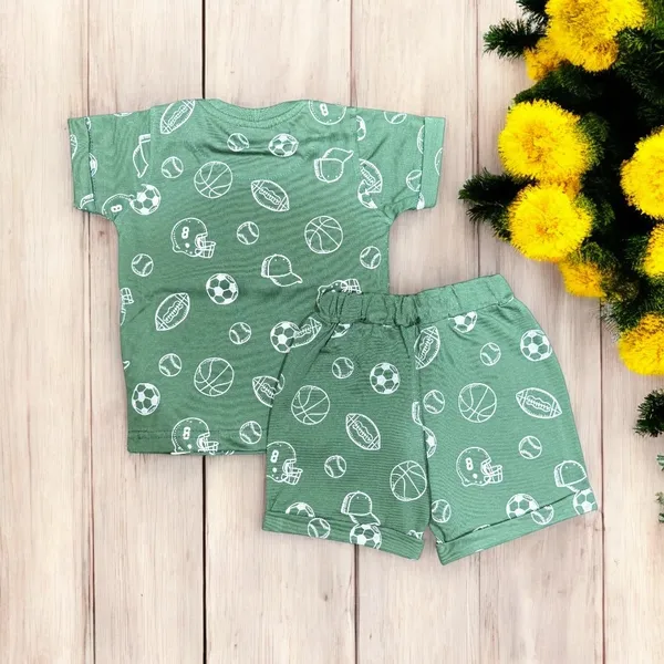 Green_Cotton_Mix_Printed_Co-Ord_Sets_For_Boys