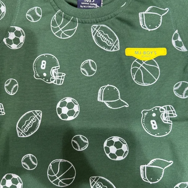 Green_Cotton_Mix_Printed_Co-Ord_Sets_For_Boys