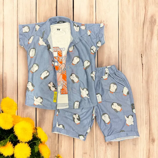 Grey_Cotton_Mix_Printed_Co-Ord_Sets_For_Boys