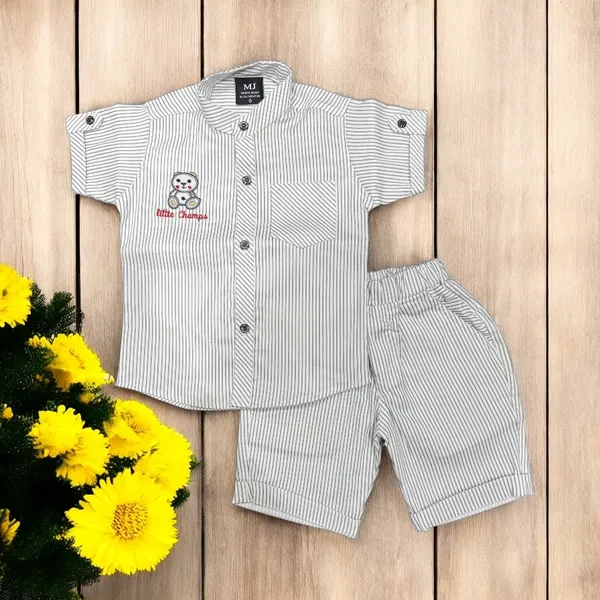 Grey_Cotton_Mix_Printed_Co-Ord_Sets_For_Boys