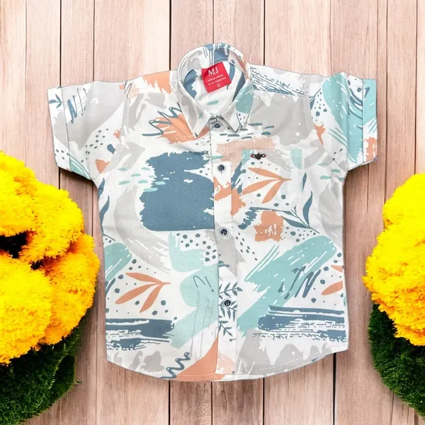 Blue_Cotton_Mix_Printed_Co-Ord_Sets_For_Boys