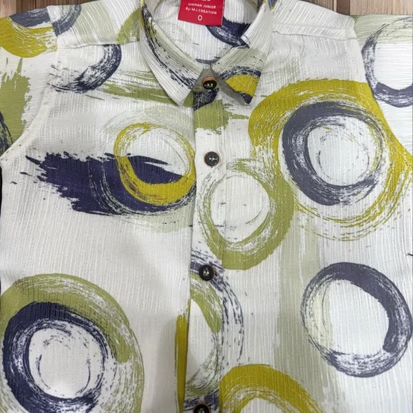 Green_Cotton_Mix_Printed_Co-Ord_Sets_For_Boys