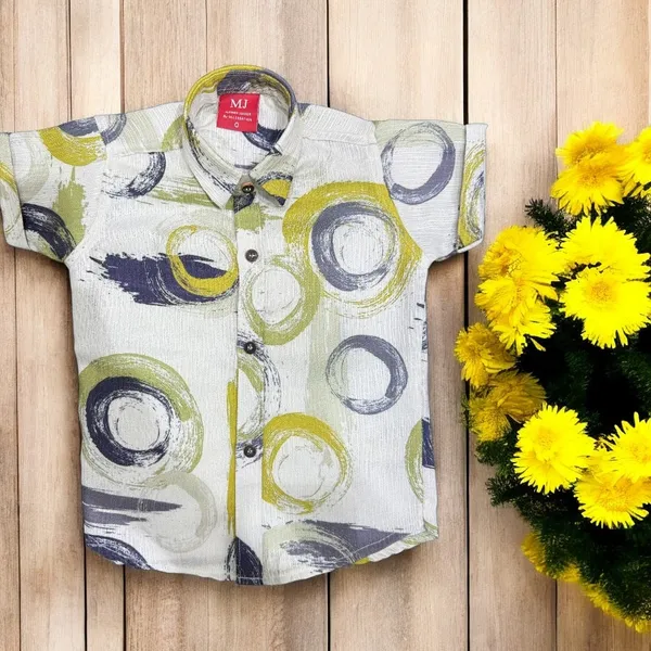 Green_Cotton_Mix_Printed_Co-Ord_Sets_For_Boys