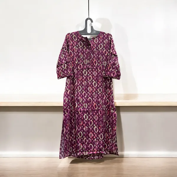 Multicolor_Cotton_Rayon_Printed_Straight_Fit_Kurti_For_Women