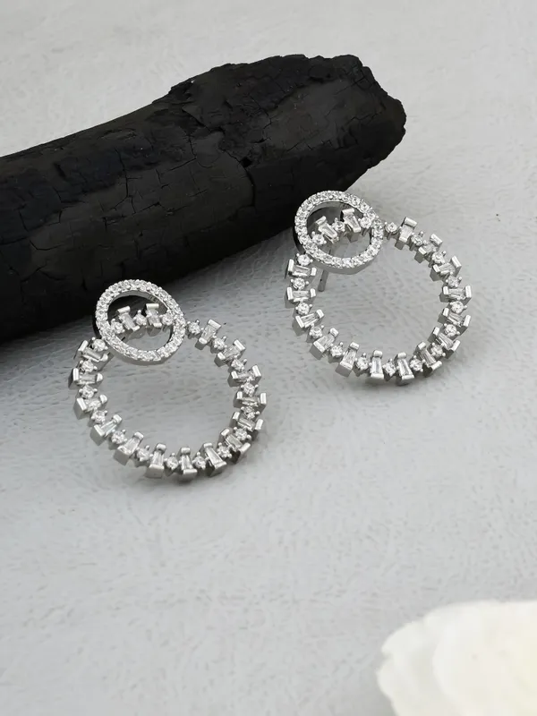 Silver_Plated_Fancy_Diamond_Earings_For_Women