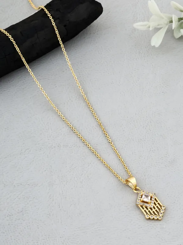 Golden_Plated_Fancy_Necklace_With_Pendant_For_Women