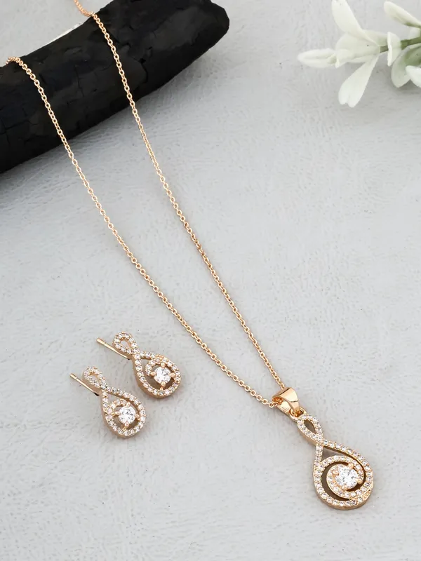 Golden_Plated_Earings_With_Pendant_For_Women