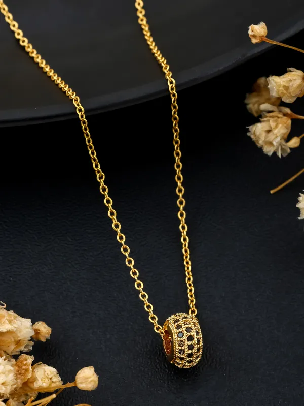 Golden_Plated_Fancy_Necklace_With_Pendant_For_Women
