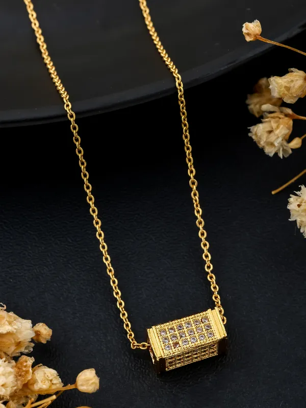 Golden_Plated_Fancy_Necklace_With_Pendant_For_Women