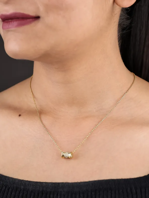 Golden_Plated_Fancy_Necklace_With_Pendant_For_Women