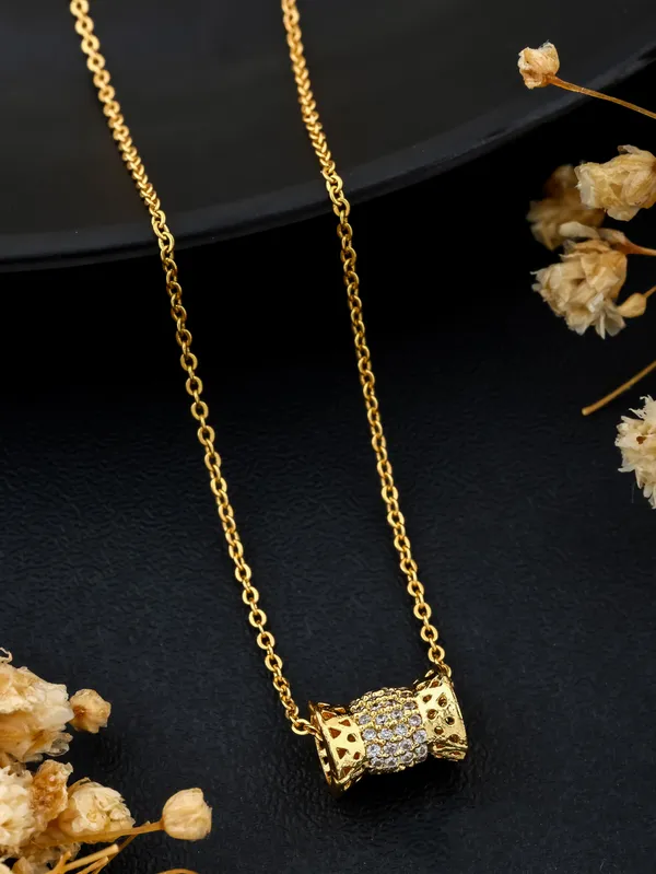 Golden_Plated_Fancy_Necklace_With_Pendant_For_Women