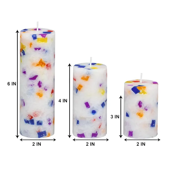 Set_Of_3_Multicolor_Candles_Fragrance_Pillar_Wax_Candles_Marble_Finish(Christmas_Snow_-_Mahagony)