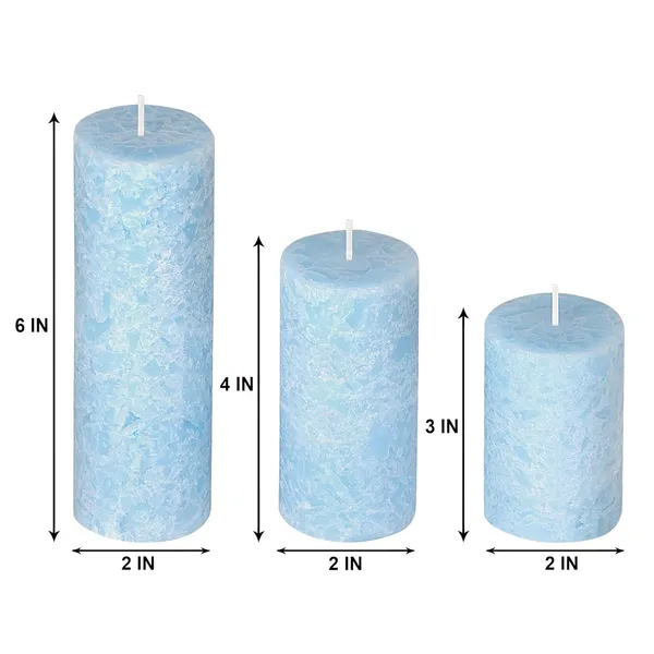 Set_of_3_Multi_Candles_Fragrance_Pillar_Candles_Marble_Finish_(Maldives_Fragrance),_Paraffin_Wax