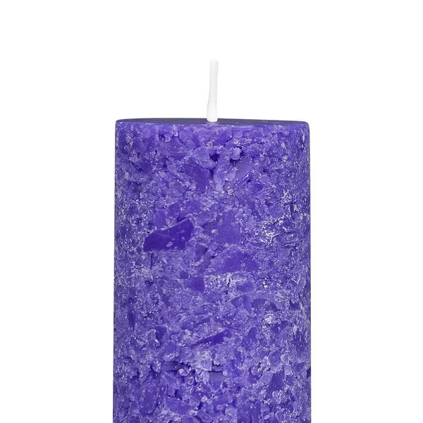 Set_Of_3_Purple_Candle_Fragrance_Pillar_Candles_Marble_Finish_(Lavender_Fragrance)
