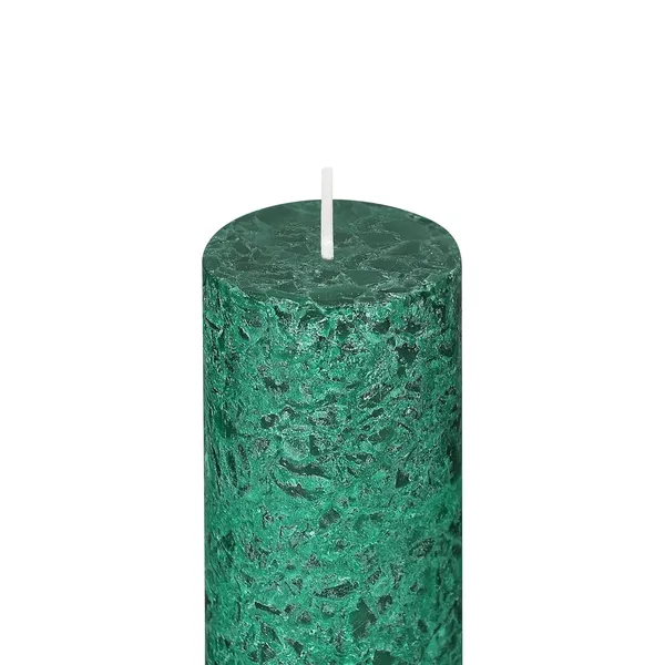 Set_of_3_Multi_Candles_Fragrance_Pillar_Candles_Marble_Finish_(Mogra_Fragrance),_Paraffin_Wax_-_Sea_Green_-_Mogra_Fragrance