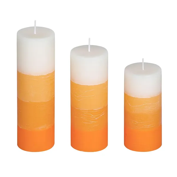 Set_of_3_Orange_Candle_Fragrance_Pillar_Candles_Shade_Finish_(Orange_-_Sandalwood),_5_X_15_Cm