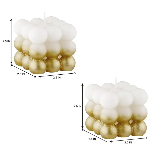 Pack_of_2_Golden_Candles_Paraffin_Wax_Golden_Lacqeur_Bubble_Cube_Candle