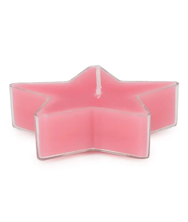 Set_Of_8_Pink_Candles_Star_Shaped_T_Light,_Scented_(Rose)