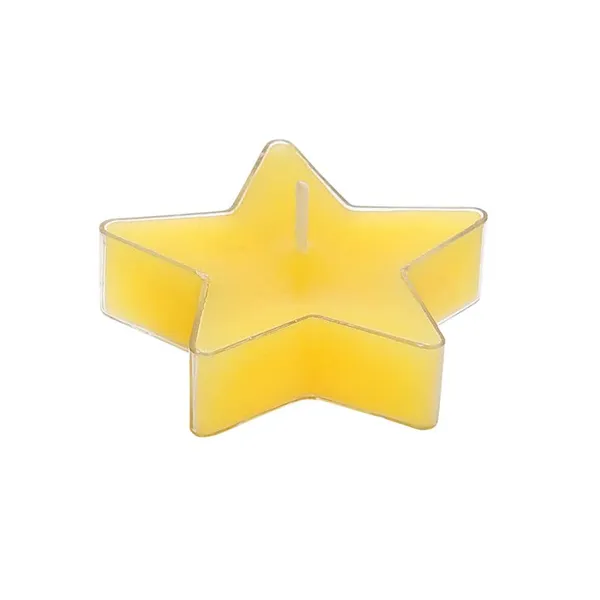 Set_Of_8_Yellow_Candles_Star_Shaped_T_Light,_Scented