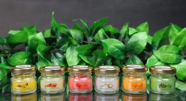 Set_of_6_Orange_Scented_Wax_Mini_Jar_Candles