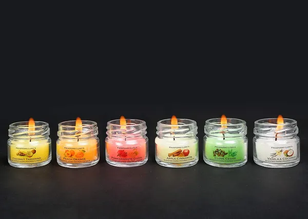 Set_of_6_Orange_Scented_Wax_Mini_Jar_Candles