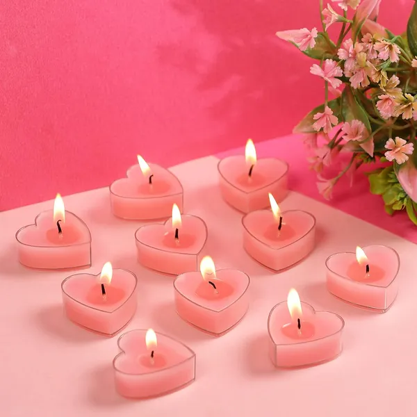 Pack_of_10_Pink_Candles_Scented_Heart_Shaped_Tealights_For_Home_Decor_Scented_Wax_Tealight