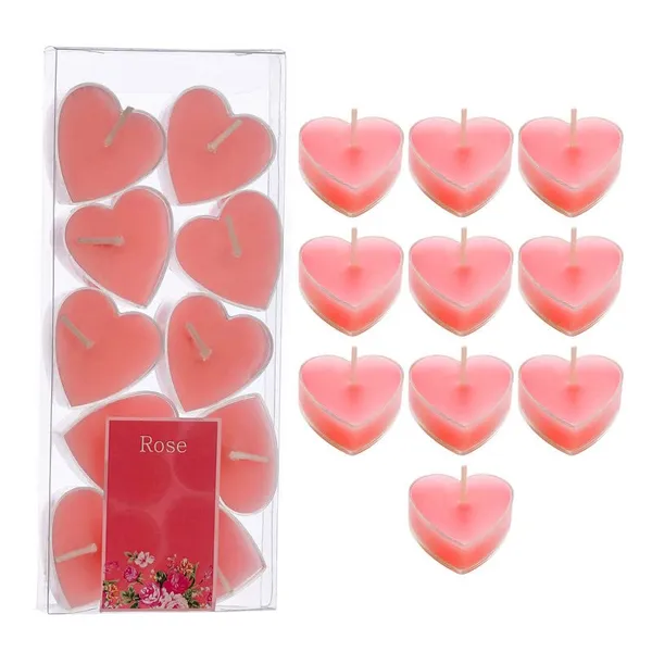 Pack_of_10_Pink_Candles_Scented_Heart_Shaped_Tealights_For_Home_Decor_Scented_Wax_Tealight