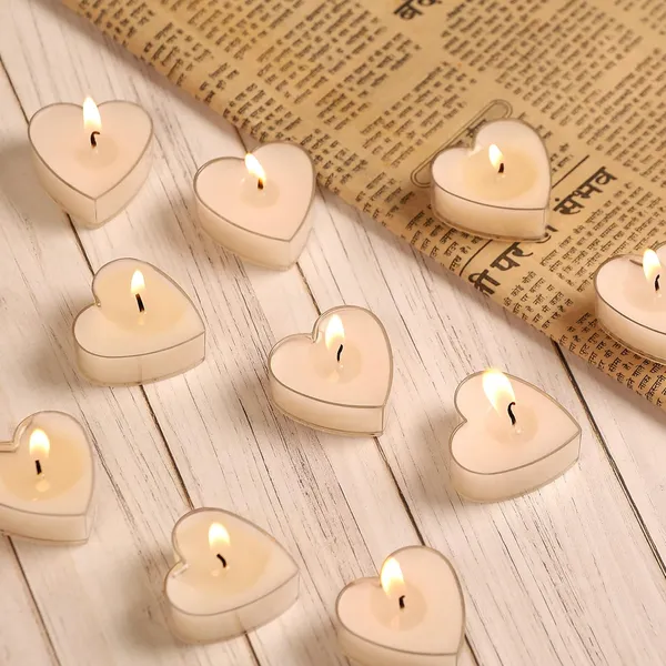 Pack_of_10_White_Candles_Scented_Heart_Shaped_Tealights_For_Home_Decor(White_-_Jasmine),_Scented_Wax_Tealight