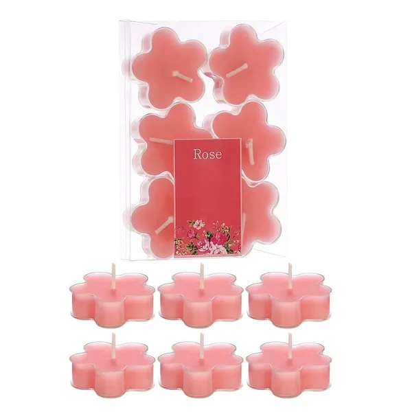 Set_of_6_Pink_Candles_Wax_Tealight_Scented_Candles_For_Home_Decor_Living_Room,_Bedroom,Bathroom