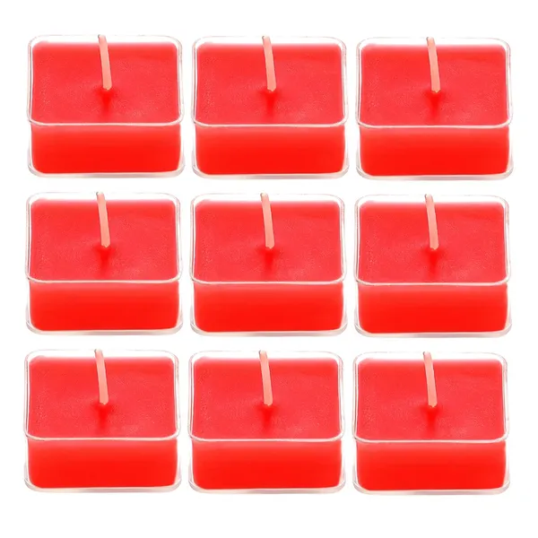 Pack_of_9_Red_Candles_Scented_Square_Shaped_Tealights_(Rose_)