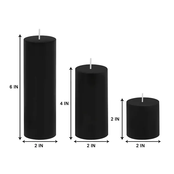Set_of_3_Black_Candles_Unscented_Pillar_Candles_2X2,_2X4,_2X6_Inches_Paraffin_Wax_Candles_Home_Decor