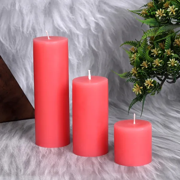 Set_of_3_Pink_Candles_Unscented_Pillar_Candles_2X2,_2X4,_2X6_Inches_Paraffin_Wax_Candles_Home_Decor
