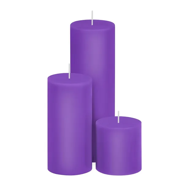 Set_of_3_Purple_Candles_Unscented_Pillar_Candles_2X2,_2X4,_2X6_Inches_Paraffin_Wax_Candles_Home_Decor