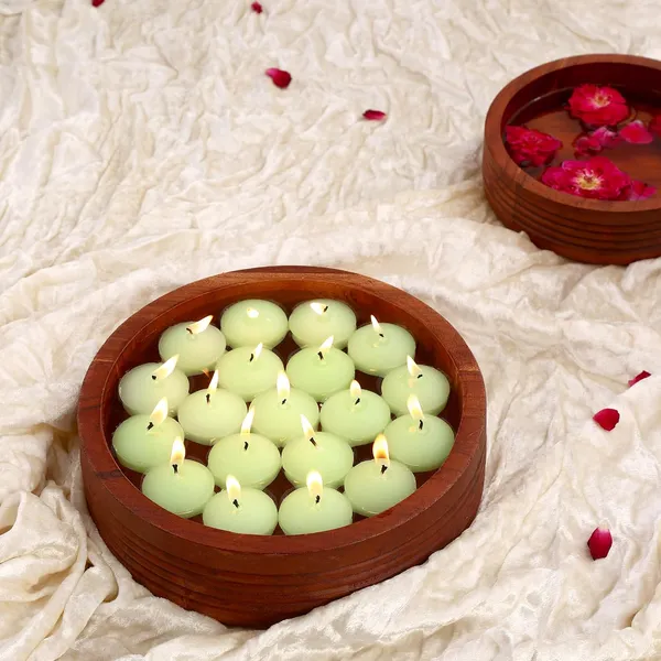 Pack_of_20_Green_Candles_Floating_Candles_Nuggets_Small_Candle_Decorative_Candles