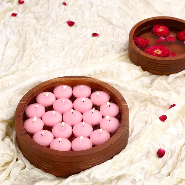 Pack_of_20_Pink_Candles_Floating_Candles_Nuggets_Small_Candle_Decorative_Candles