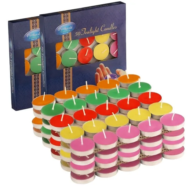 Set_of_100_Multicolor_Candles_Paraffin_Wax_Candles_Tea_Light_-_Unscented