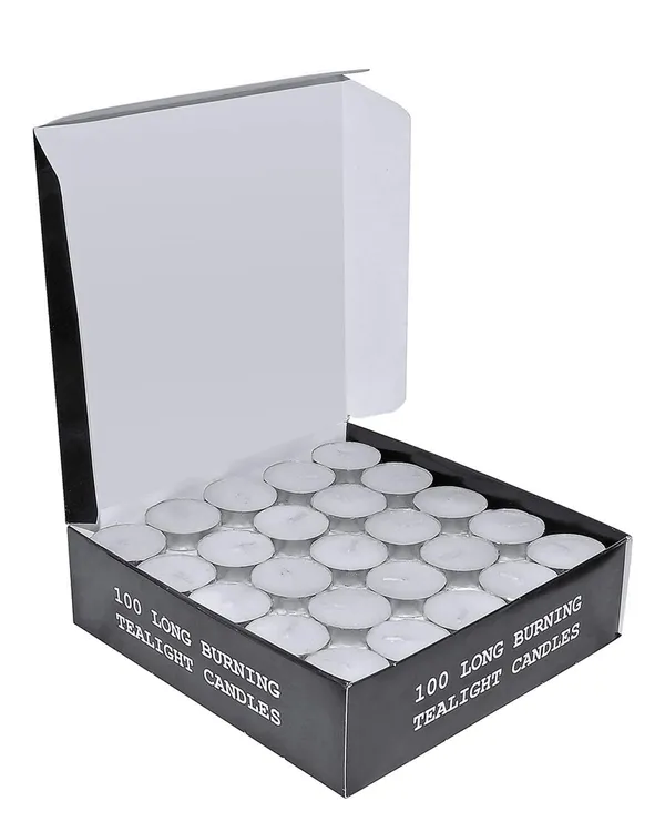 Set_Of_100_White_Parrafin_Wax_Tea_Lights,_Unscented,_White,_20_X_20_X_4.5_Cm_(3Hr)_(Cd_-_103)