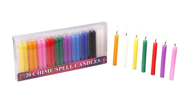 Set_of_20_Multicolor_Candles_Chime_Candles_Ritual_Spell_CandleUnscented,_Wax