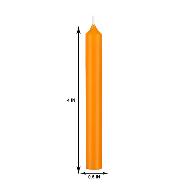 Set_of_20_Orange_Candles_Chime_Candles_Ritual_Spell_CandleUnscented,_Wax